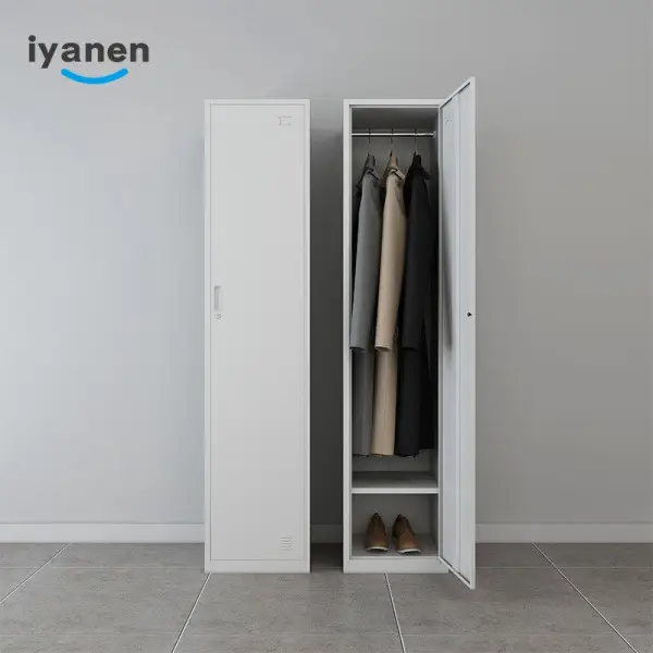 Single door steel locker