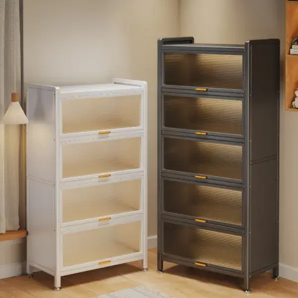 Multi‑size flip‑door household metal storage cabinet home kitchen cabinet