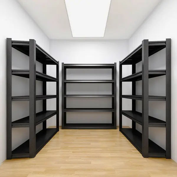 Black Steel Storage Rack
