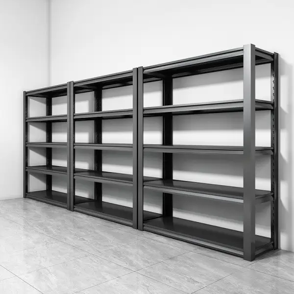 Black Steel Storage Rack