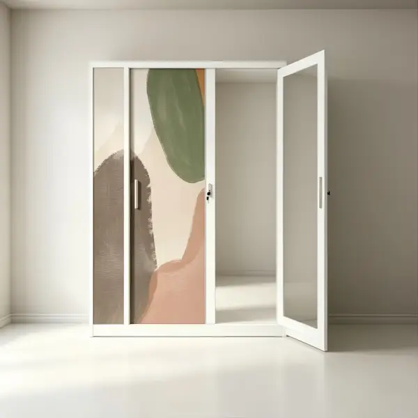 2-Doors Metal Wardrobe
