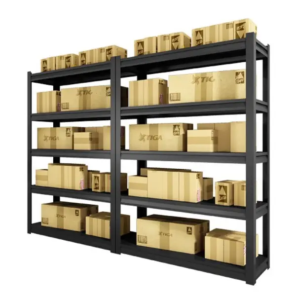 Black Steel Storage Rack